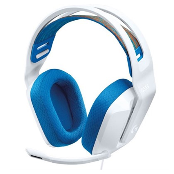 Logitech G335 Wired Gaming Headset - White