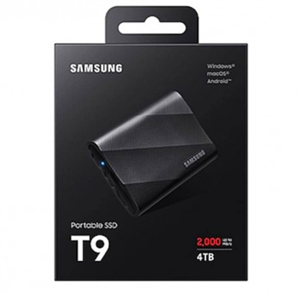 Samsung T9 4TB Shield TYPE-C Portable Shock Proof 2,000 MB/s transfer speeds External SSD