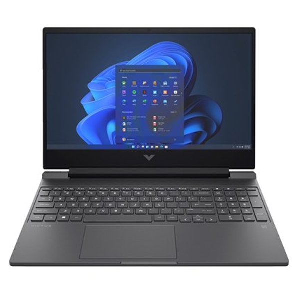 HP VICTUS 15 FA1033NE – Raptor Lake – 13th Gen Core i7 13700H Processor 16GB 01-TB SSD 6-GB NVIDIA RTX3050 GDDR6 GC 15.6″ Full HD 1080p IPS 144Hz MicroEdge 250nits Display B&O Play Backlit KB TPM Mica Silver