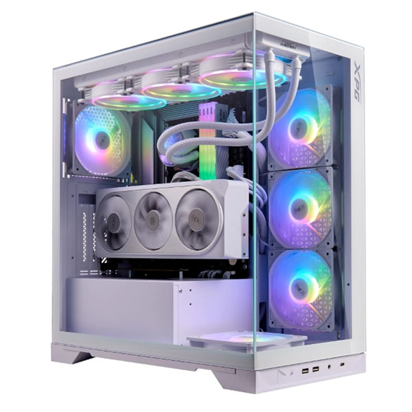 XPG Invader X ARGB Mid-Tower ATX Case - White