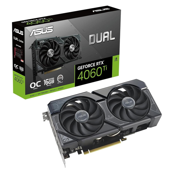 Asus Dual GeForce RTX 4060 Ti OC Edition 16GB Graphics Card
