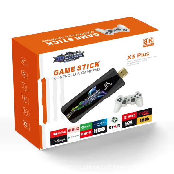 X3 Plus Android & Gamestick with 35,000 Games