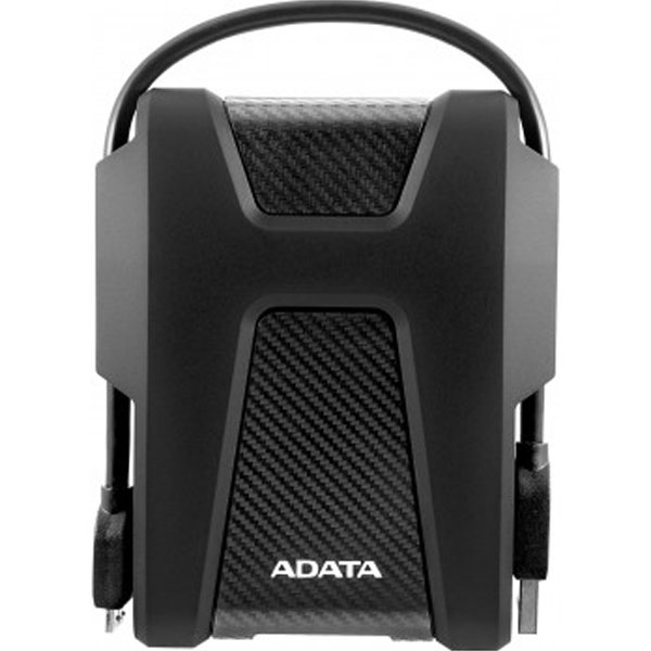 ADATA HD680 2TB Military-Grade Shock-Proof External Portable Hard Drive - Black