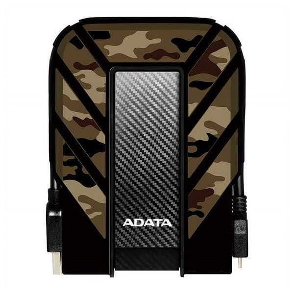 ADATA HD710M Pro 2TB USB 3.1 Rugged Waterproof, Dustproof, Shockproof External Hard Drive, Camouflage