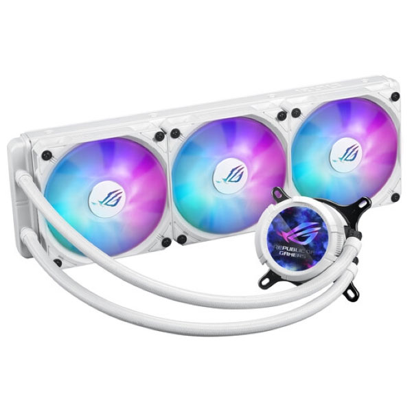 ASUS ROG STRIX LC III ARGB LCD 360mm All-in-One Liquid Cooler (White)
