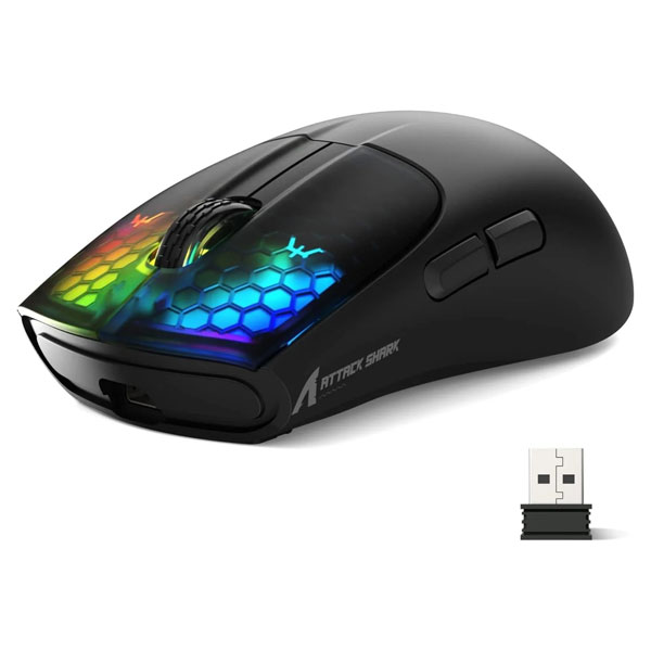 ATTACK SHARK X5 Wireless Gaming Mouse Black