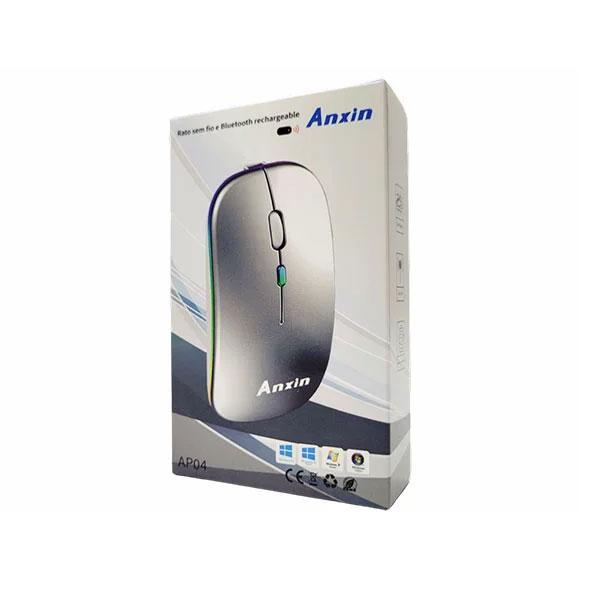Anxin Rechargeable Wireless Bluetooth Mouse