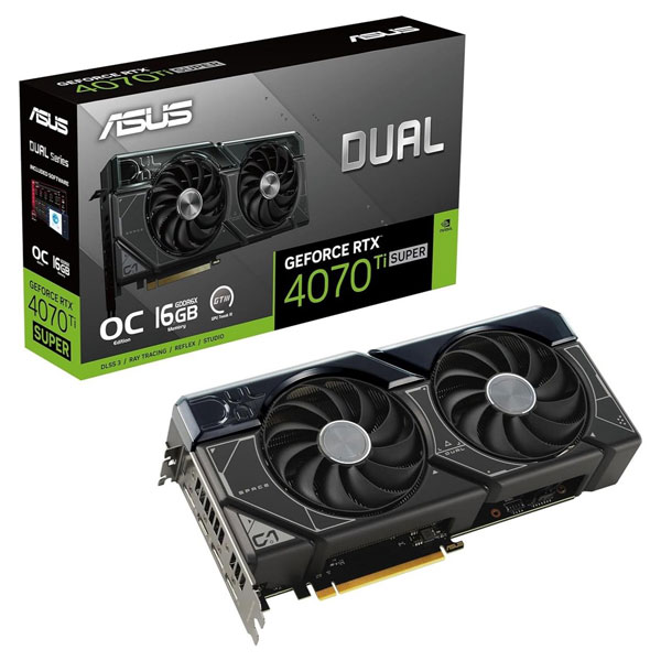Asus Dual GeForce RTX 4070 Ti Super 16GB GDDR6X Graphics Card