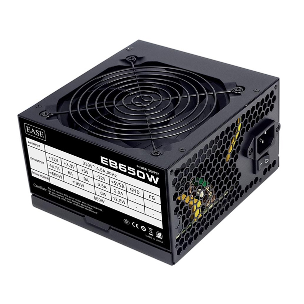 EASE EB650 Watt 80 Plus Bronze Power Supply
