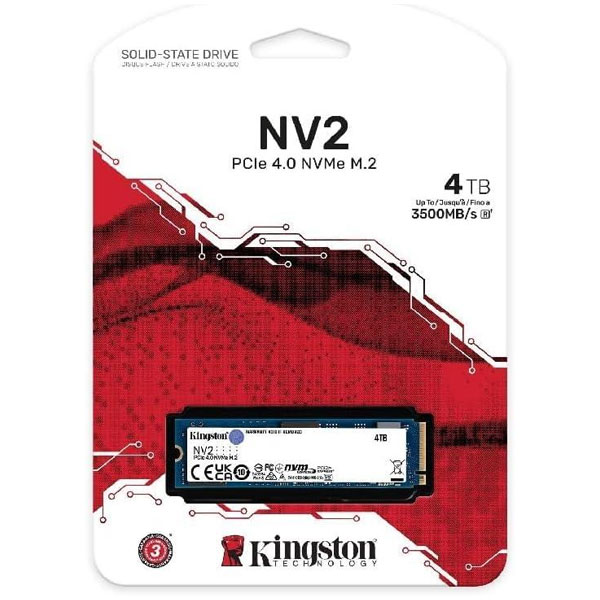 Kingston NV2 4TB PCIe 4.0 NVMe M.2 SSD