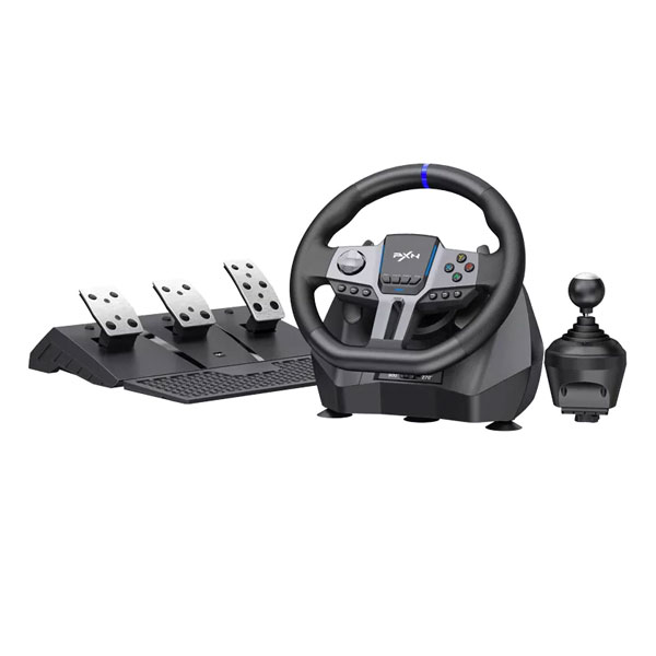 PXN V9 Gen 2 Racing Steering Wheel – 270°/ 900° with Shifter for PS5, PS4, XBOX & PC