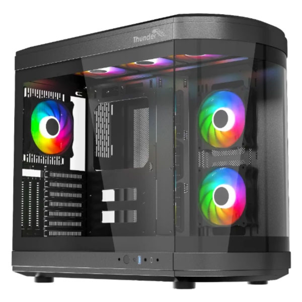 Thunder Rogue TGC-657 Mid-Tower ATX Gaming Case - Black
