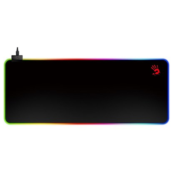 Bloody MP-75N Extended Roll-Up Fabric RGB Gaming Mouse Pad Black