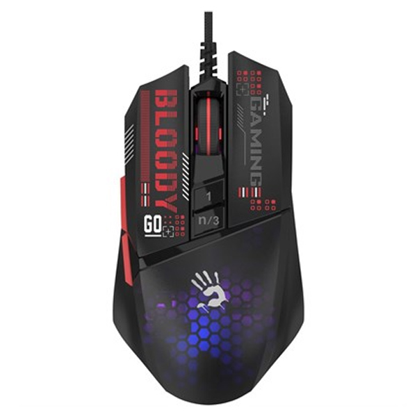 Bloody W60 Max Mini Lightweight RGB Gaming Mouse 12000 CPI | Honeycomb
