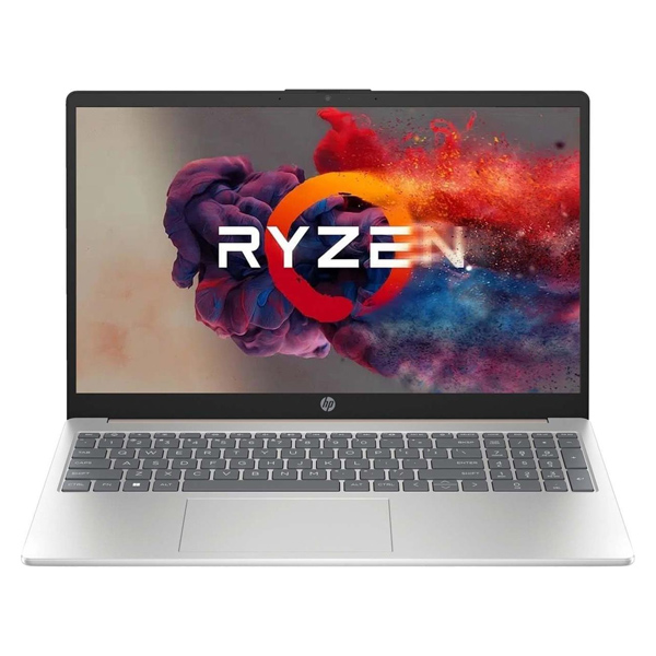 HP 15-FC0298AU Laptop AMD Ryzen 5-7430U, 8GB DDR4, 512GB SSD, AMD Radeon Graphics, Backlit Keyboard, 15.6" FHD, Windows 11 Home, Natural Silver