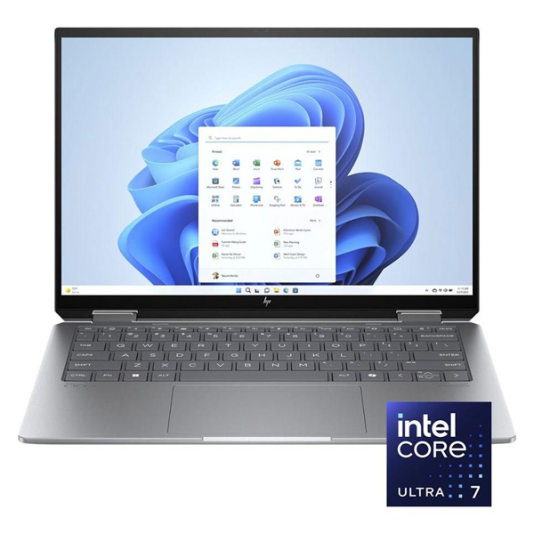 HP Envy x360 2-in-1 14-FC0023DX Laptop | Intel Core Ultra 7 Processor 155U 16GB Memory 1TB SSD Backlit KB Windows 11 14" WUXGA Touchscreen | Meteor Silver