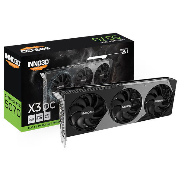 INNO3D RTX 5070 TWIN X3 OC 12GB GDDR7 GRAPHICS CARD
