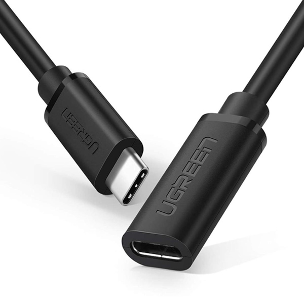 UGREEN 10387 USB 3.2 Gen 2 100W Type-C Male To Female Extension Cable (1 Meter)
