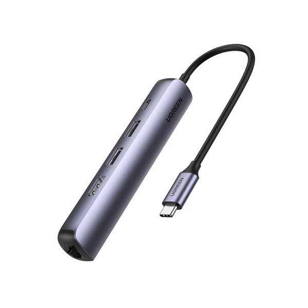 Ugreen 10919 Ultra Slim 5-in-1 USB C Hub with Ethernet and HDMI