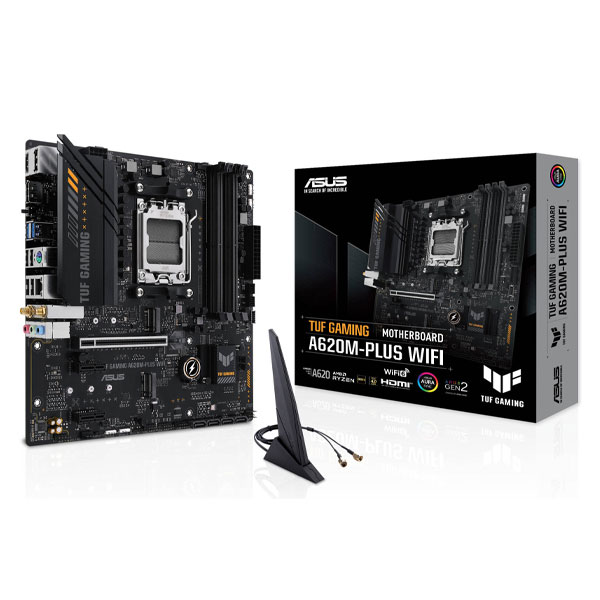 Asus Tuf Gaming A620M-Plus Wifi DDR5 AMD AM5 microATX Motherboard