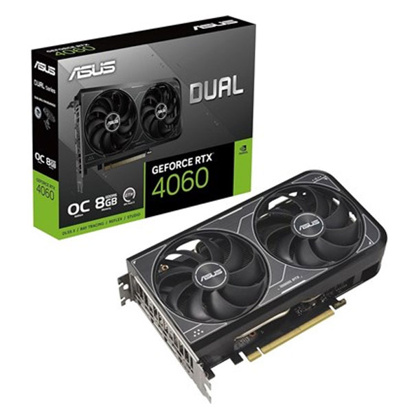ASUS Dual RTX 4060 OC V2 8GB GDDR6 ATX Graphics Card