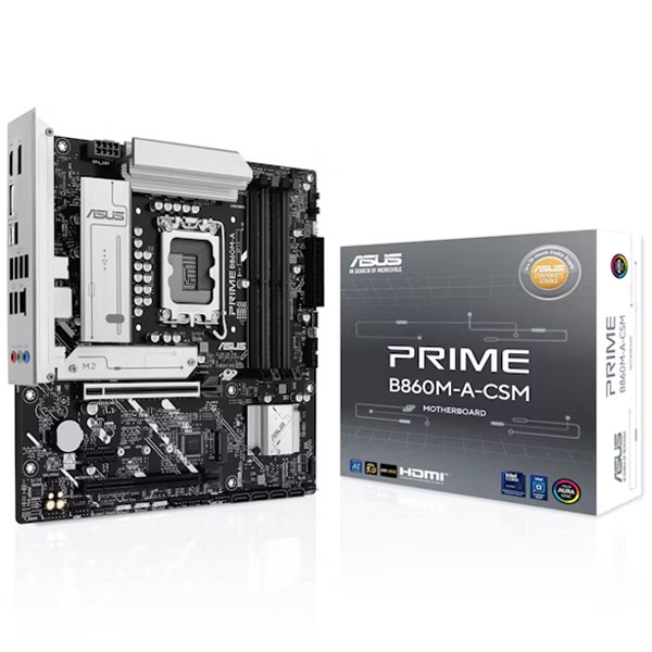 ASUS PRIME B860M-K-CSM Motherboard, Intel Core Ultra Series Support, DDR5