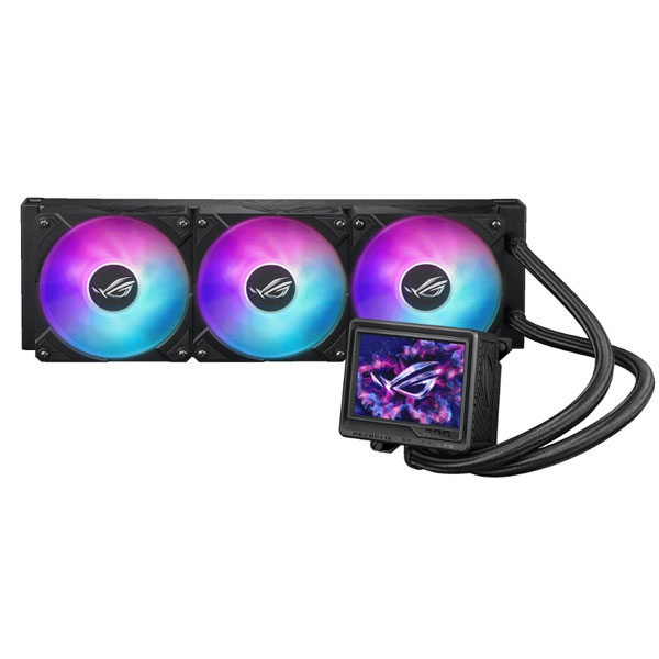 ASUS ROG RUYJIN III 360 ARGB Extreme AIO CPU Liquid Cooler, AMD Ryzen 9000 & Intel Core Ultra Ready, Asetek Gen8 V2 Pump, High Airflow & Static Pressure Magnetic Fans