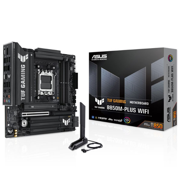 ASUS TUF GAMING B850M-PLUS WIFI AMD AM5 B850 mATX motherboard