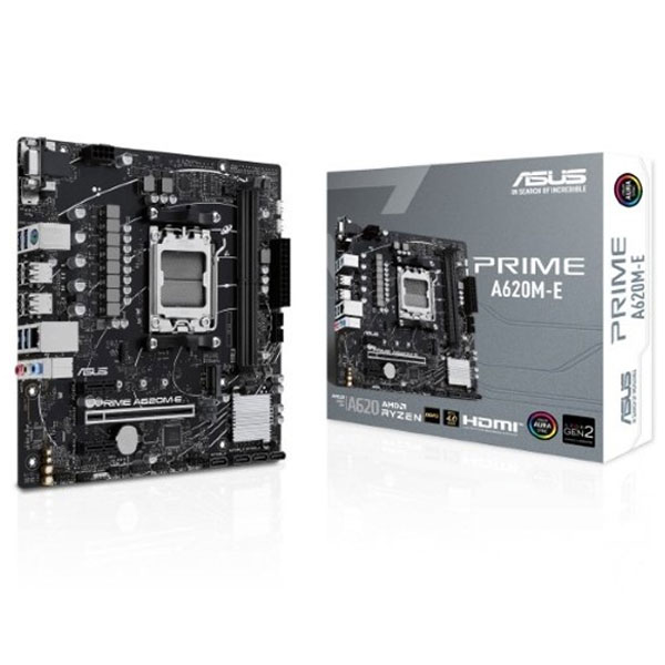 Asus Prime A620M-E DDR5 AMD AM5 micro ATX Gaming Motherboard