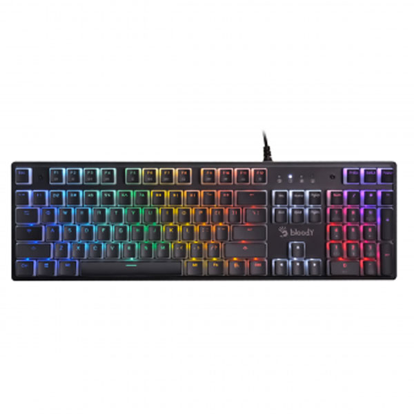 Bloody S520N Bloody Mechanical Switch RGB Gaming Keyboard | Pudding Black – BLMS Red Plus Mechanical Switch