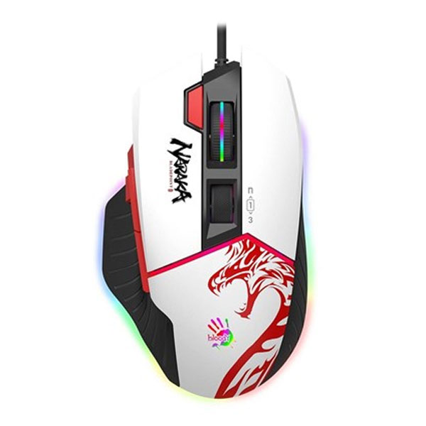 Bloody W95 Max Naraka Extra Fire Gaming Mouse - Ultra Core Activated