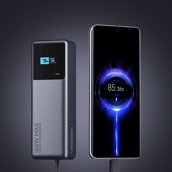 XIAOMI 165W POWER BANK 10000(INTEGRATED CABLE)