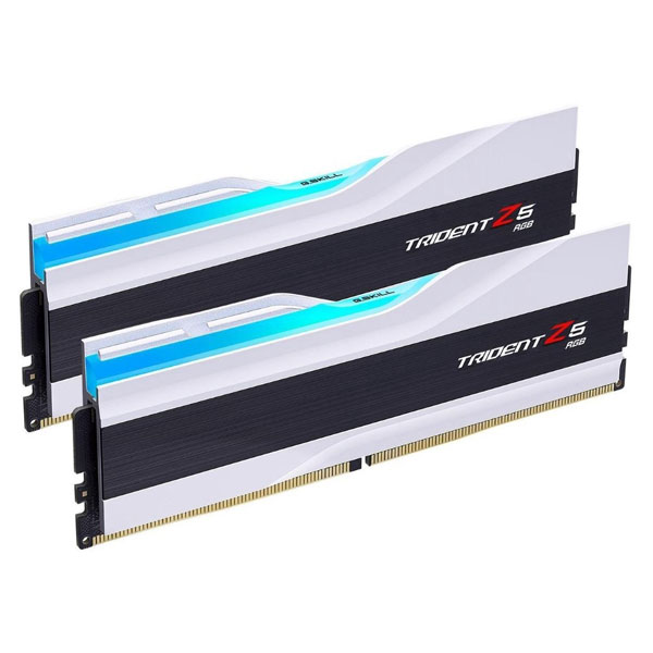 G.SKILL Trident Z5 RGB Series 64GB (2 x 32GB) PC RAM DDR5 6000 MHz Desktop Memory White