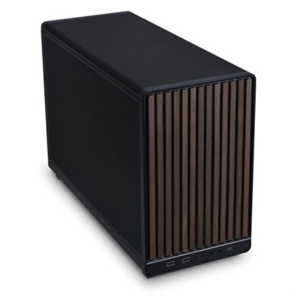Lian Li A3-MATX Wooden Panel Mini-Tower Case – Black