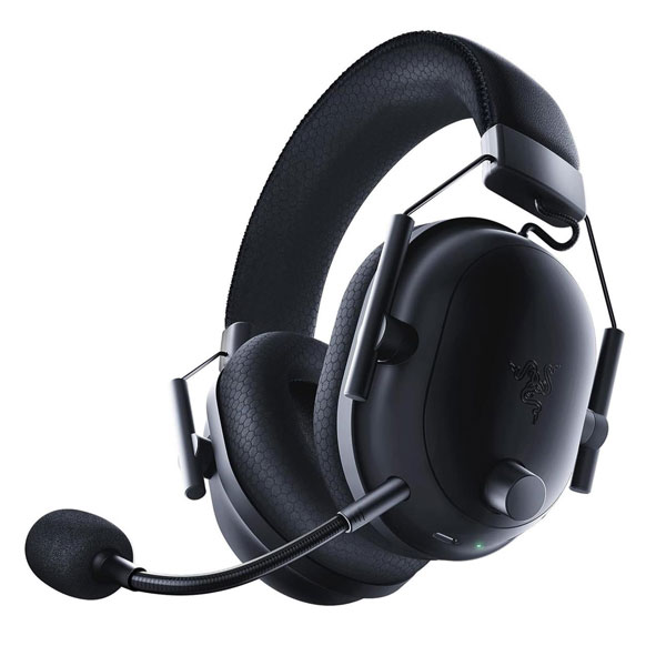 Razer BlackShark V2 Pro (2023) Wireless Gaming Headset: Detachable Mic, Pro-Tuned FPS Profiles, 50mm Drivers, Noise-Isolating Earcups w/ Ultra-Soft Memory Foam, 70 Hr Battery Life - Black