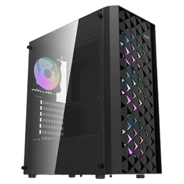 DarkFlash DK351 Gaming PC Case – Black