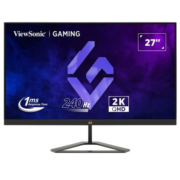 ViewSonic VX2758A-2K-PRO-3 27 Inch QHD 240Hz IPS Panel 130% SRGB 1MS FreeSync IPS Gaming Monitor