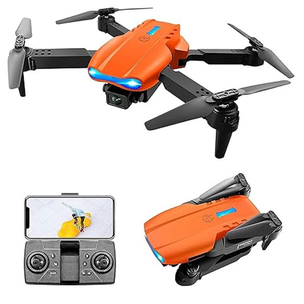 ZYZM E99 Pro Drones with Dual Camera for Adults 4K HD Camera Live Video 40 Mins Flight Time 3D Flips Gesture Photo